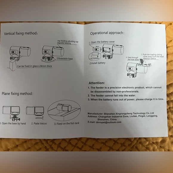 Devopet automatic fish feeder - Picture 9 of 9